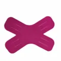 X-shaped cotton kinesiology tape waterproof breathable sports muscle support rose red - Pink