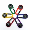 Moschettone Bussola Multifunzionale Esterno Portatile Campeggio Zaino Gancio Strumento - 27mm