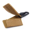 Taktischer Nylon Gürtelriemen Haken mit Adlerschnabel Schnalle für Outdoor Sport und Alltag. - Khaki