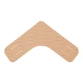 V-shaped kinesiology tape skin color athletic muscle support knee bandage for sports fitness - Nude