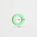 Glow in the dark silicone O-ring camping fishing luminous ring 14mm outer diameter - Green