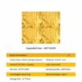 Θερμική Κουβέρτα Έκτακτης Ανάγκης Χρυσός Mylar Επιβίωση Διάσωση Χώρος Φύλλο Παραλλαγή - 160x210cm / Χρυσό