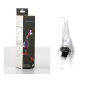 Acrylic wine aerator pourer spout with packaging box for red wine tasting and fast decanting - Individual Color Box Packaging