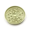Silikon Haustier langsam Futterwanne, rundes Labyrinth Design Anti-Verschlucken Hunde Napf grün. - Labyrinth-Antischlingnapf - Beige