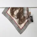 Modieuze luipaardprint vierkante zijden sjaal satijn elegante halsdoek voor dames - Stijl 4