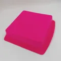 Molde para pastel cuadrado de silicio antiadherente utensilio de cocina reposteria DIY - Rosa
