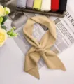 Gebreide kleine sjaal voor vrouwen stijlvolle crossover nekkraag warme winterkraag. - 100cm / Beige