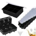 Silikon Eiswürfelbereiter Set mit Deckel, 6er quadratische und runde Eiskugel Form Bar. - 3-teiliges Eiswürfelform-Set mit Deckel