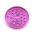Silikon Haustier Anti-Schling-Napf Detailansicht mit Labyrinth-Design für gesunde Hunde. - Labyrinth-Anti-Schling-Napf - Lila