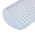 Bandeja de hielo de silicona de 160 rejillas, molde cuadrado blanco para enfriar bebidas rapido. - Transparente