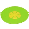 Couvercle anti-debordement en silicone 26cm fleur verte couvercle de casserole cuisine - 28cm / Vert
