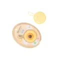 TORVIKX Spazzola Massaggio Cuoio Capelluto Silicone Giallo Girasole Shampoo Doccia - Giallo