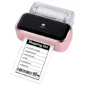 Phomemo M03 tragbarer Mini-Thermodrucker mit Bluetooth für Notizen, Einkaufslisten und Fotos. - Breitformat-Drucker (Inklusive Einer Rolle Druckerpapier) / Rosa