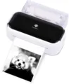Phomemo M03 tragbarer Bluetooth Thermodrucker Breites Format Hohe Definition Kompakt - Breitformat-Drucker (Inklusive Einer Rolle Druckerpapier) / Weiß