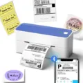 Phomemo portable thermal label printer with Bluetooth wireless connectivity for fast shipping. - PM-241-BT Bluetooth Edition / Dark Blue