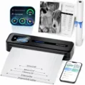 Phomemo M832D Portable Touch Screen Thermal Printer Wireless Bluetooth A4 Document Photo Printer - Default with One Roll of Consumables / Black