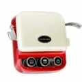 Phomemo portable mini thermal label printer, retro red and beige wireless bluetooth maker - P15 English Edition / Includes 1 Roll of Print Paper / Retro Copper