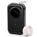 Portable mini thermal label printer black wireless bluetooth portable device SKU item - D30 English Edition / Includes 1 Roll of Print Paper / Black