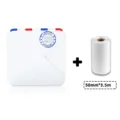 Phomemo Mini Thermodrucker Variante mit 50mm Thermopapierrolle für den täglichen Gebrauch. - Weiß