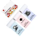 Phomemo thermal sticker paper rolls bundle, compatible with M02 series portable printers nicely. - Lavender, Pink, Blue - 50mm * 3.5m