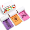 Phomemo thermal sticker paper rolls mix set for M02 series portable mini pocket printer. - Purple, Orange, Rose Adhesive Paper - 50mm * 3.5m