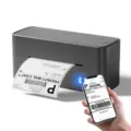 Bluetooth thermal shipping label printer, wireless portable express sticker maker. - PM-241-BT Bluetooth Edition / Full Grey