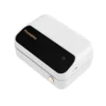 Phomemo M421 Portable Bluetooth Thermal Label Printer for Phone Shipping and Office Use - M420 English Edition (Includes 1 Roll) / White