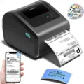 Phomemo wireless thermal label printer, bluetooth portable express sticker printer for home office. - D450-BT Bluetooth Edition / Gray