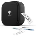 Tragbarer thermischer Etikettendrucker Mini WLAN Aufkleber Maker für Büro und Haushalt - Q32 / Schwarz