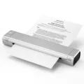 Portable thermal printer A4 mini wireless mobile printer for office study document printing sku view - Letter Version - 216mm / Silver Black