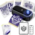 Phomemo M08F portable thermal tattoo printer with transfer paper for wireless printing. - TP31 Tattoo Machine / Black