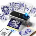 Phomemo M08F Portable Thermal Printer Wireless Bluetooth A4 Tattoo Stencil Printer Inkless - TP31 Tattoo Machine / Gray