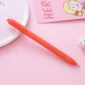 Elegante penna gel a scatto arancione corallo stile Morandi per scuola e ufficio - Arancione
