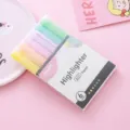 6er-Set weiche Pastell-Textmarker für Bullet Journaling, Schule und Büro-Markierungen - Macaron-Farbe