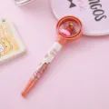 Cute Capybara rotating gel pen for students and office use, creative stress relief stationery - Lotus Seat Capybara / 0.5mm