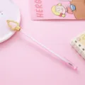 Bolígrafo de gel rosa creativo con calabaza de cristal, regalo de papelería para estudiantes - Estilo de Calabaza de Cristal / 0.5mm / Rosa