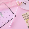Creative pink massager gel pen for stress relief and cute school stationery supply - 0.5mm / Pink