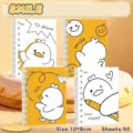 Pack de 4 mini cuadernos de espiral A7 con patos de dibujos para el estudio - Sonrisa / Paquete Individual