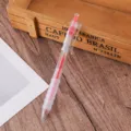 Transparenter, einziehbarer roter Gelschreiber mit ergonomischem, weichem Wolkengriff - 0.5mm / Rot
