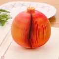 Foglietti adesivi 3D a forma di melograno, taccuino decorativo in carta a forma di mela - Melograno