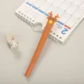 Creative orange reindeer cartoon gel pen for school stationery and Christmas gifts - 0.5mm / Brown
