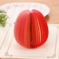 Blocco note creativo in carta 3D a forma di mela rossa per decorazione scrivania - Mela Rossa