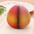 Blocchetto per appunti 3D creativo a forma di pesca per decorazione scrivania e ufficio. - Pesca