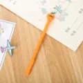Creative 3D orange fruit cartoon gel pen variant for school students and office supplies - Orange Style (LJF26) / 0.5mm Pen Point