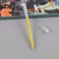 Bolígrafo de gel pastel amarillo de gran capacidad para álbumes de recortes y DIY - 0.5mm / Dorado