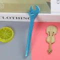 Creative blue novelty gel pen designed in a realistic wrench shape for school and office - Wrench Style / Blue