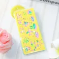 Règle de pochoir à dessin jaune multifonctionnelle pour fournitures scolaires. - Style avec Emballage / Lot de 4