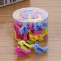 Bird-shaped cartoon pencil sharpener in candy colors with clear storage tub - Bird-D