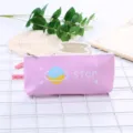 Leuke roze PU-leren pennenzak met een creatieve Star Universe-planetenprint erop - Ster Roze