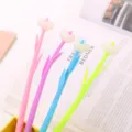 Creative light-sensitive color-changing flower gel pens for cute school stationery - Rose / 0.5mm